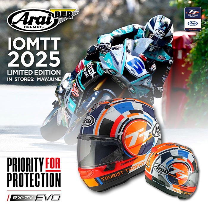Arai RX-7V Evo IOM TT