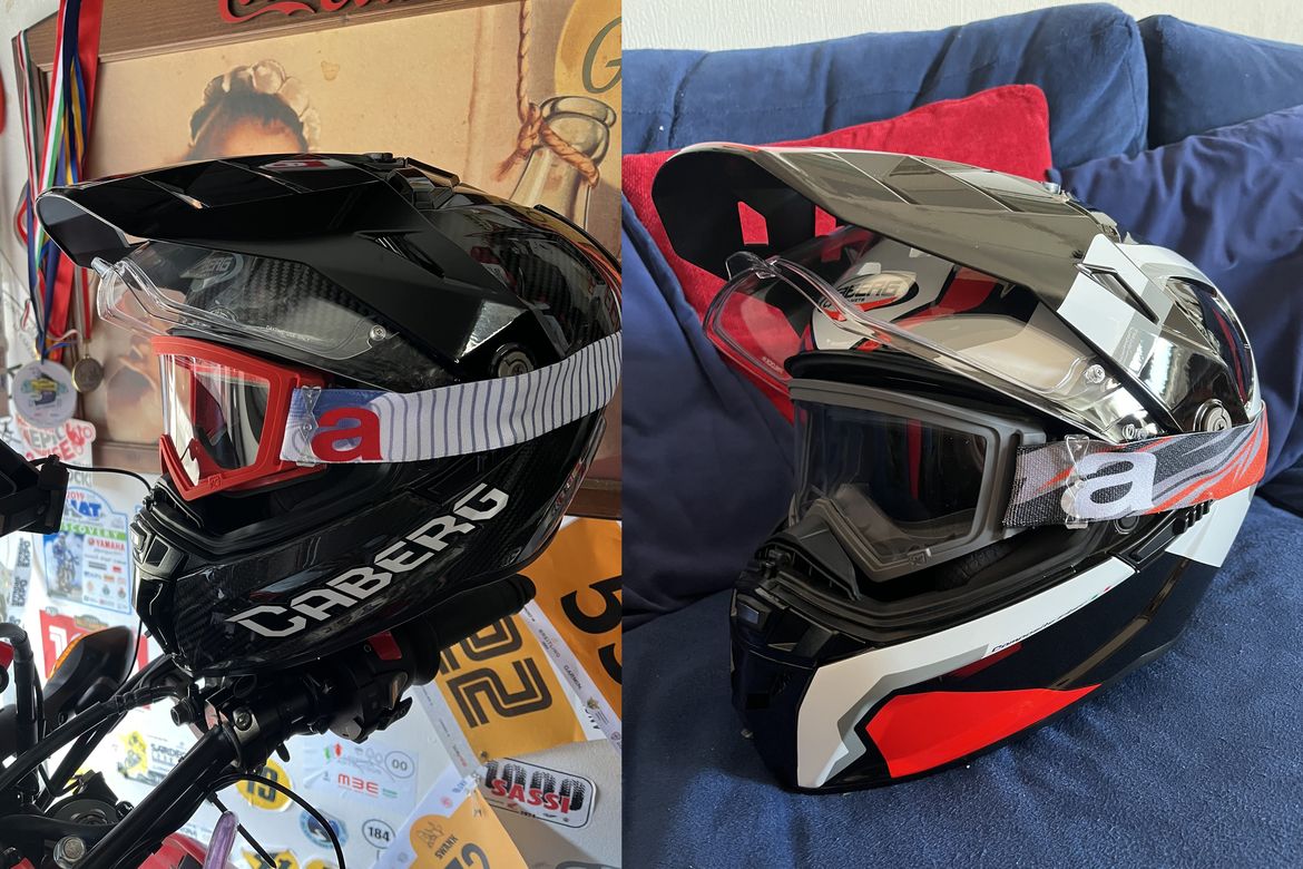 Caberg Tanami e Ariete Mudmax