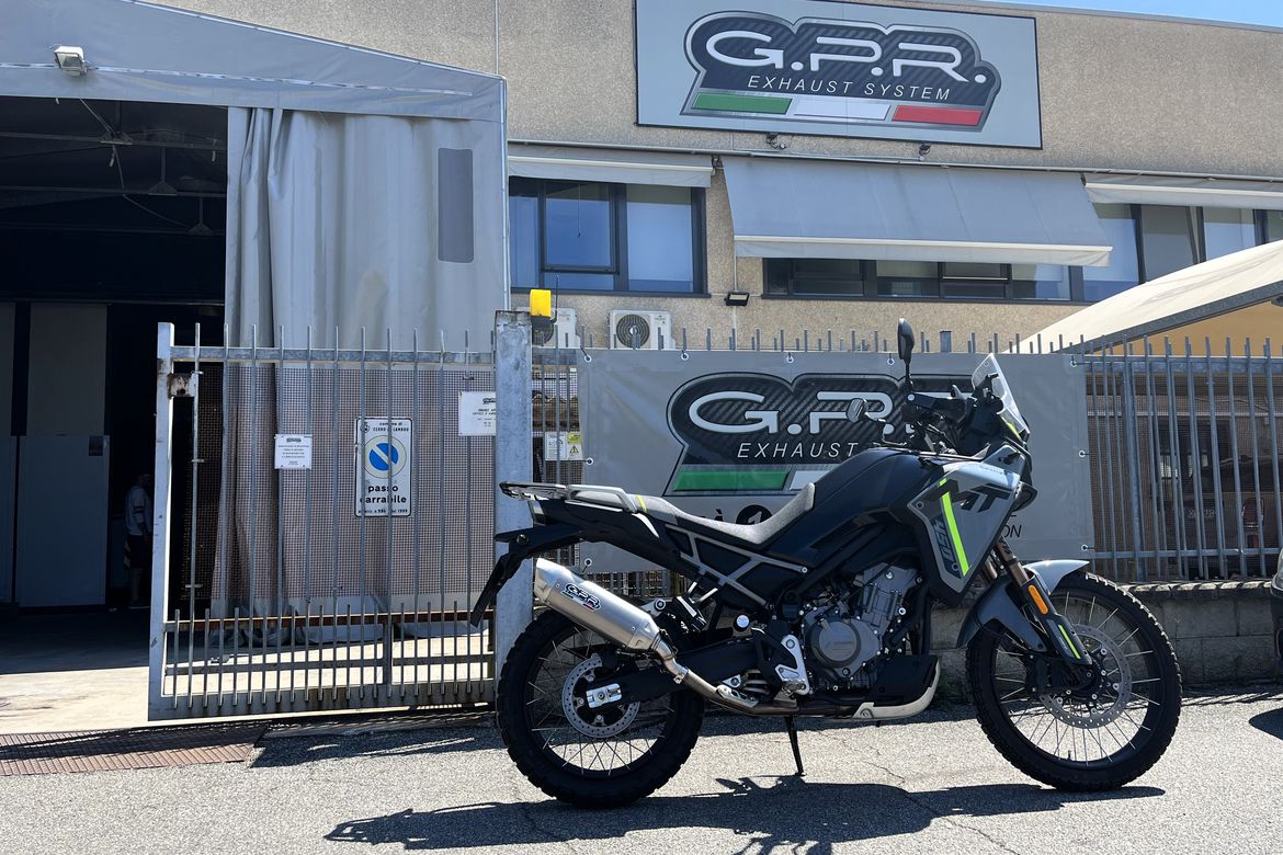 GPR Exhaust per CFMoto 450MT 2