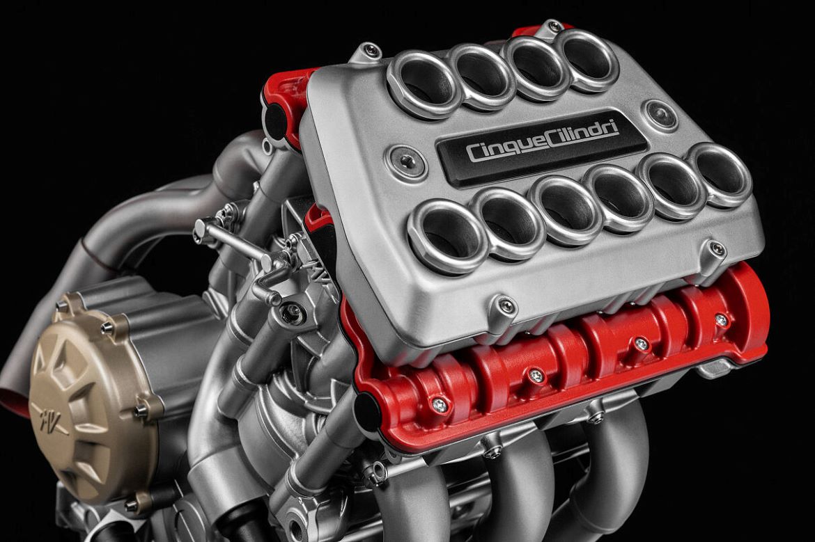 MOTORE A 5 CILINDRI MV AGUSTA