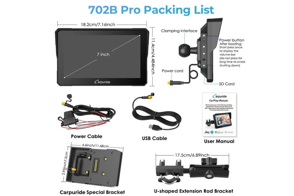 Carpuride w702B Pro 2