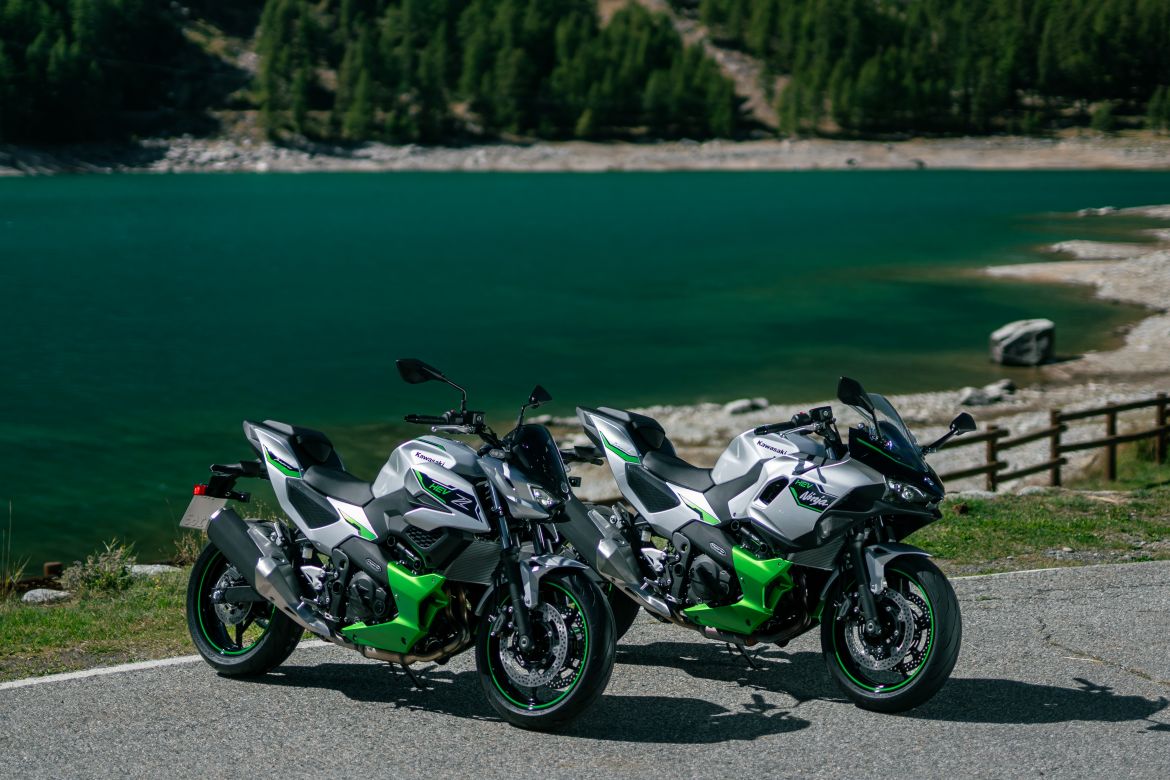 Kawasaki HEV Z7 e Ninja 7 Hybrid