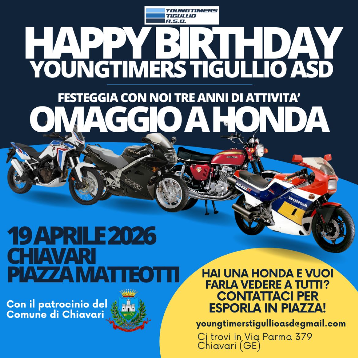 Raduno Honda chiavari