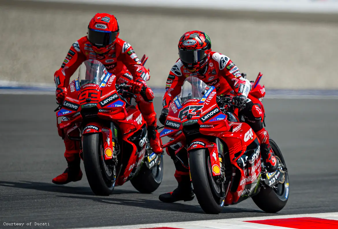 Bagnaia e Marquez