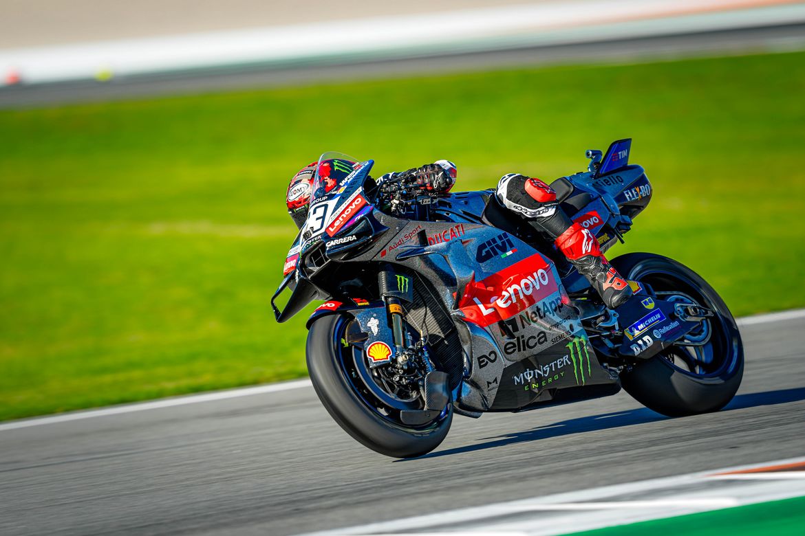 Pecco Bagnaia test Valencia