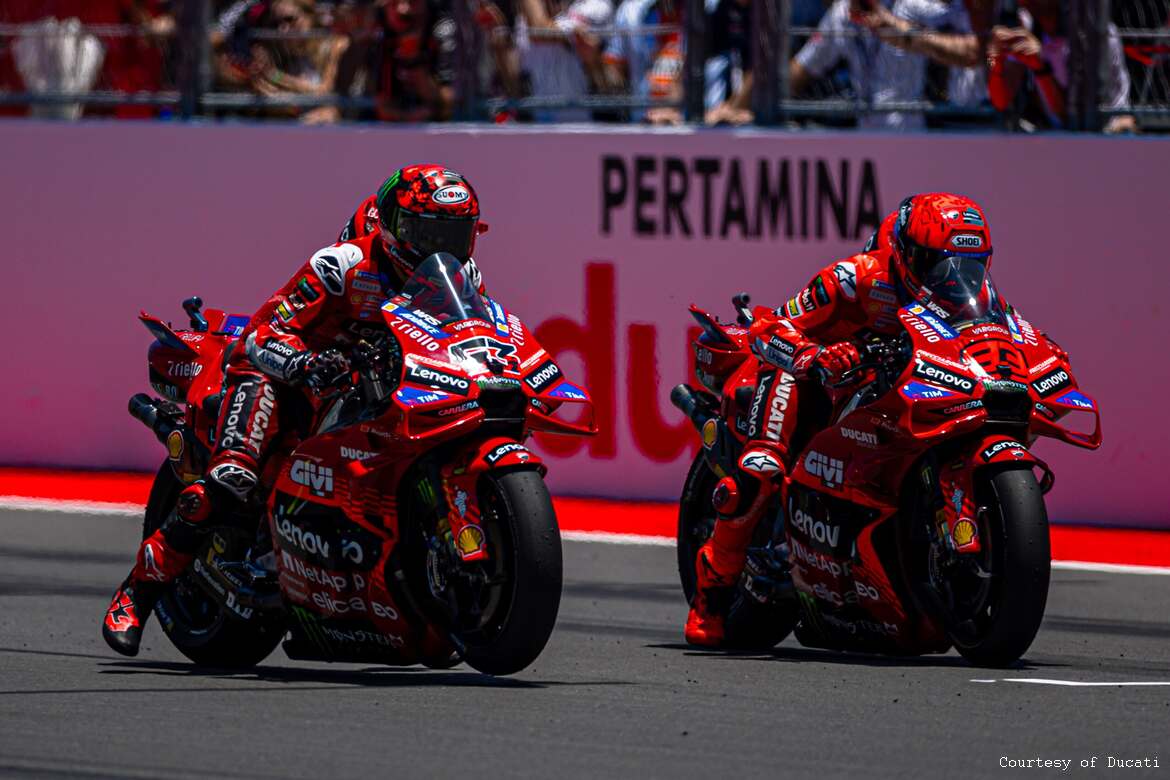 Bagnaia e Marquez Indonesia
