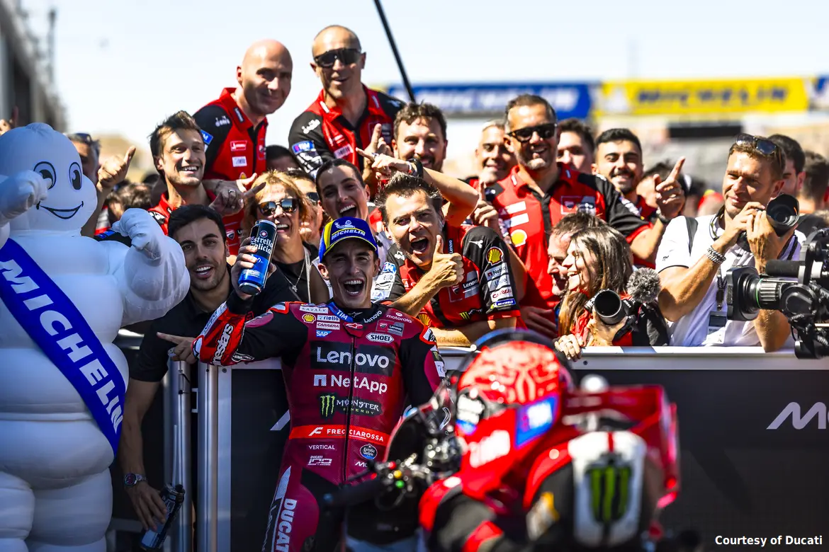Marc Marquez vince ad Aragon