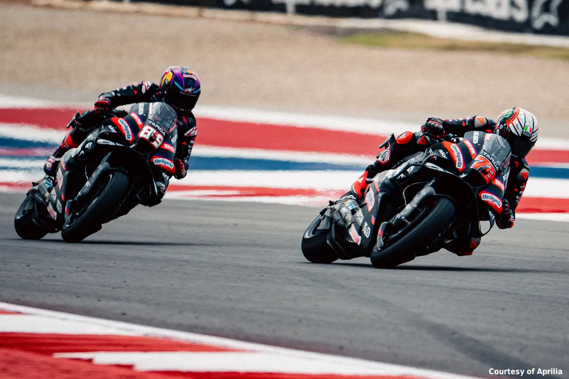 Aprilia MotoGP doppietta Austin