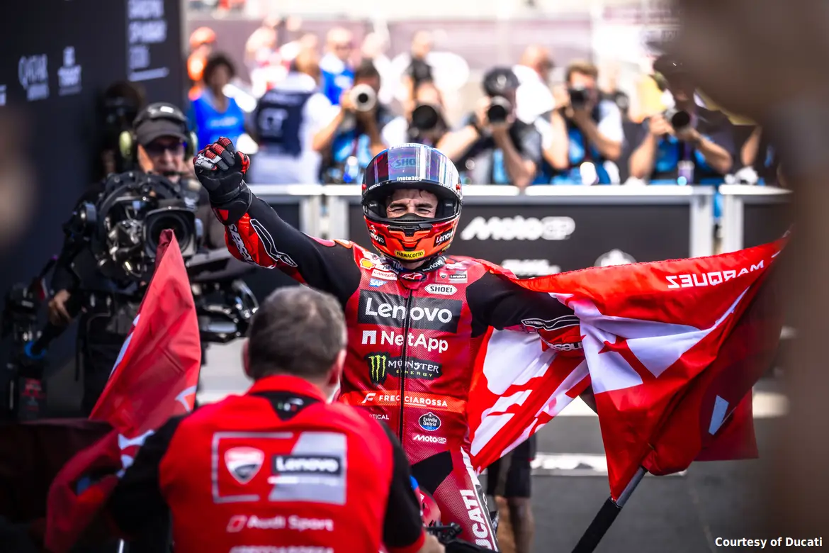 Marc Maruqez vince MotoGP Ungheria
